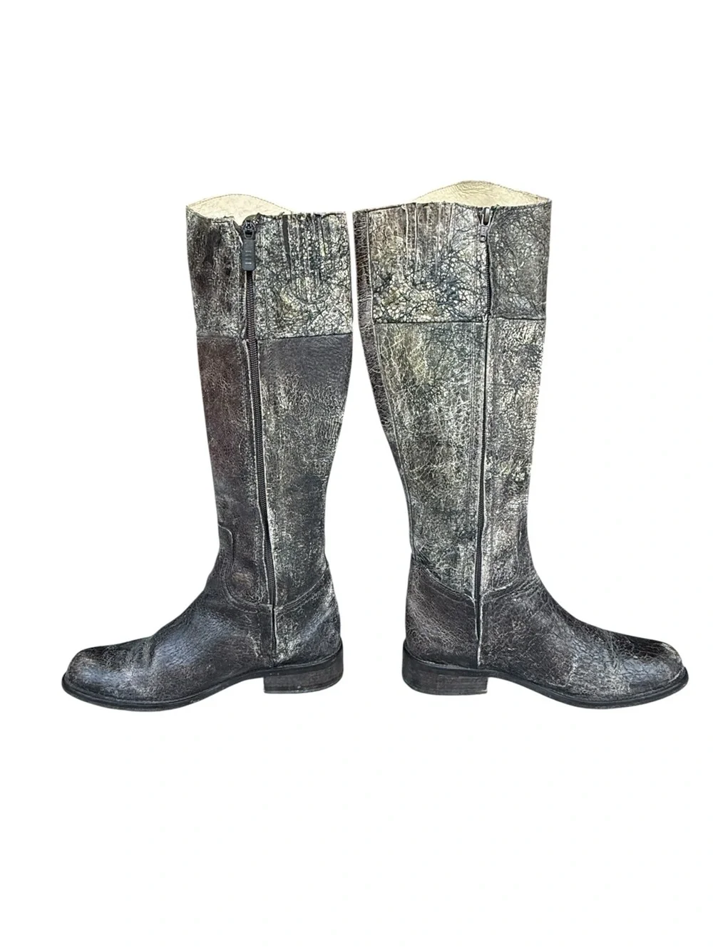 • STEVE MADDEN • Steve Madden crackle “Reins” equestrian riding boots 7.5